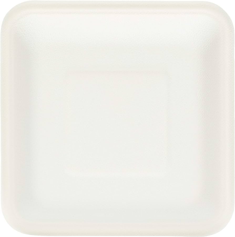 Square Snack Plates Pk 50