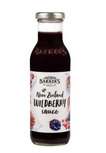 Barkers NZ Wildberry Sauce 335g