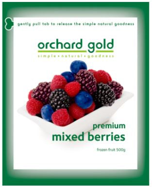 Orchard Gold Premium Mixed Berries 500g