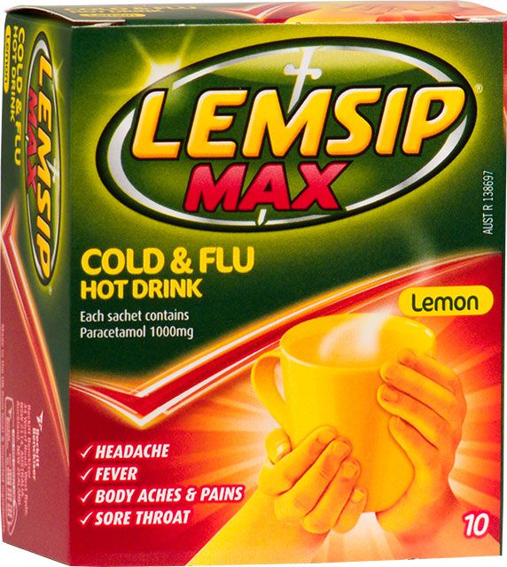 Lemsip Max Cold & Flu Lemon Hot Drink