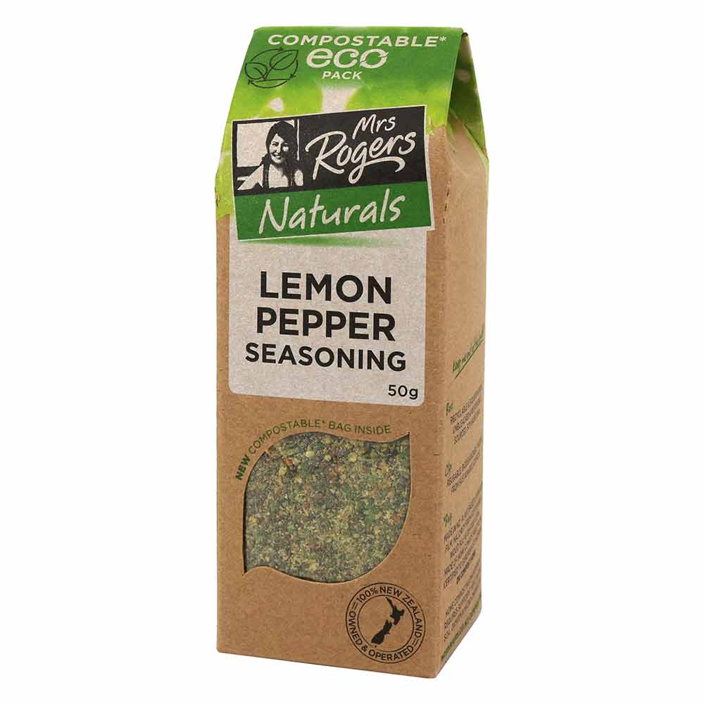 Mrs Rogers Lemon Pepper Seasoning 50g