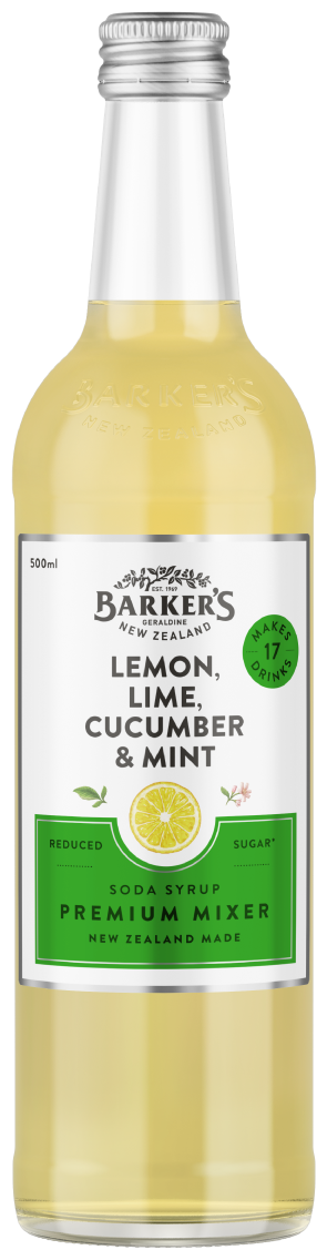 Barkers Lemon Lime Cucumber Mint Premium Mixer 500ml