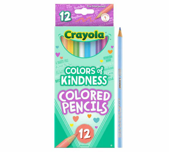 Crayola Colors of Kindness Coloured Pencils 12pk