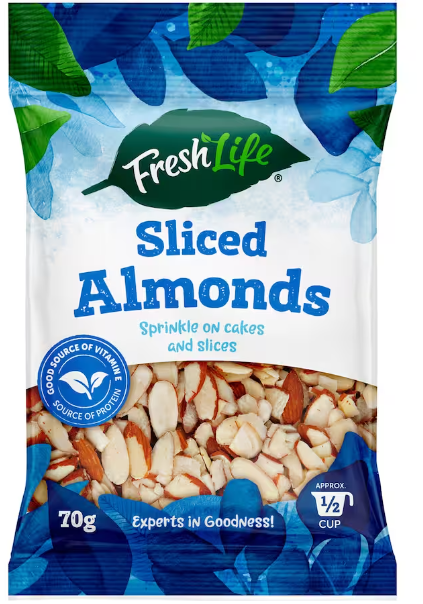 Fresh Life Sliced Almonds 70g