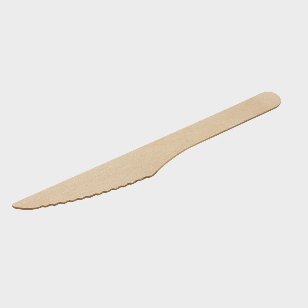 Green Choice Wooden Cutlery No Logo Knife 100pk