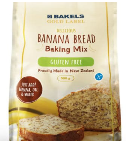 Bakels Gold Label Gluten Free Baking Mix Banana Bread 500g