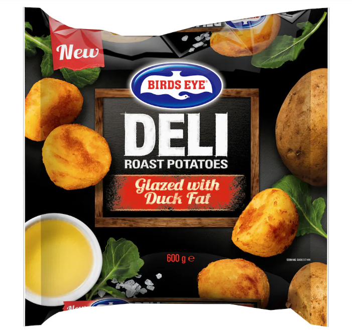 Birds Eye Deli Roast Potatoes Glazed With Duck Fat 600G