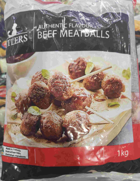 Butlers Frozen Beef Meatballs 1kg