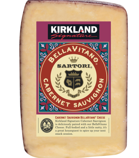 Kirkland Cab Sauv Bellavitano Cheese 454g