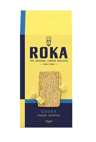 Roka Gouda Cheese Crispies Biscuits 70g