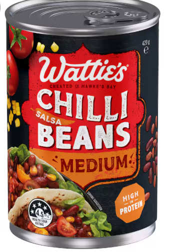 Wattie's Medium Salsa Chilli Beans 420g
