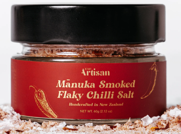 Kiwi Artisian Manuka Smoked Chilli Salt 60g