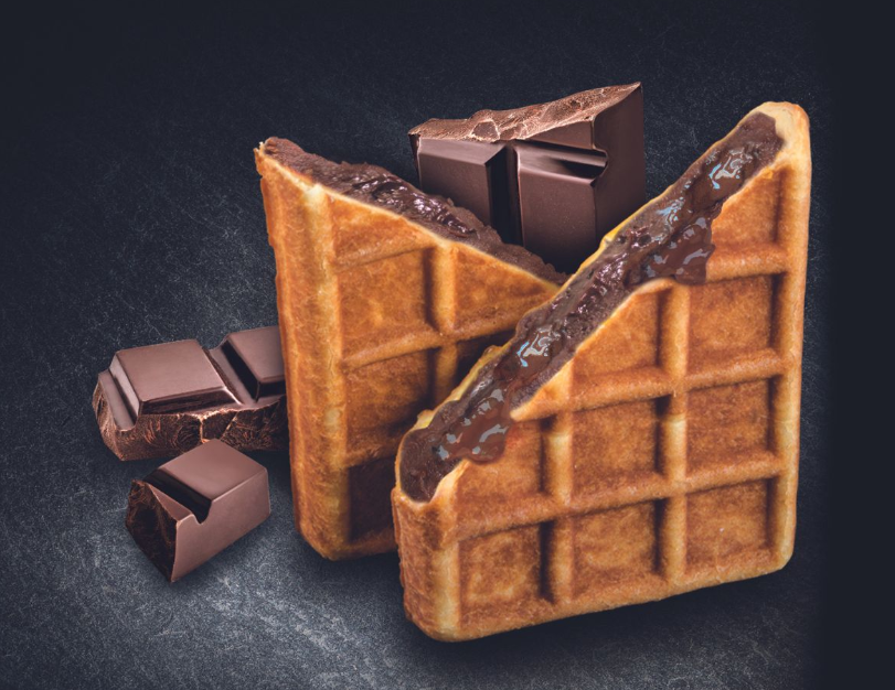 Magic Waffles Belgian Chocolate Filled Waffles 4pk 320g