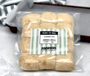 Paneton Ready To Bake Ciabatta Dinner Rolls 12pk