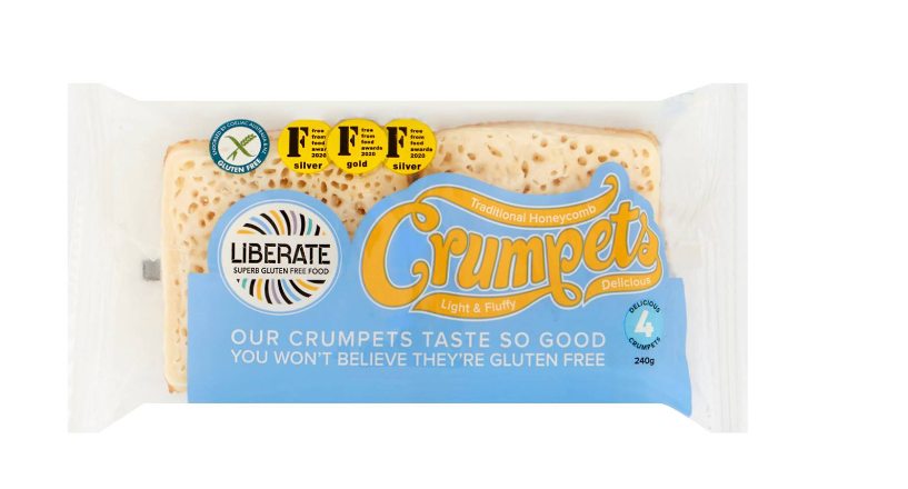 Liberate GF Crumpets 4 pack 240g