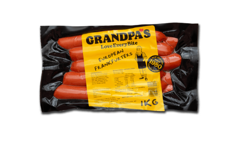 Grandpa's Meat & Bacon Co. Frankfurters 1kg