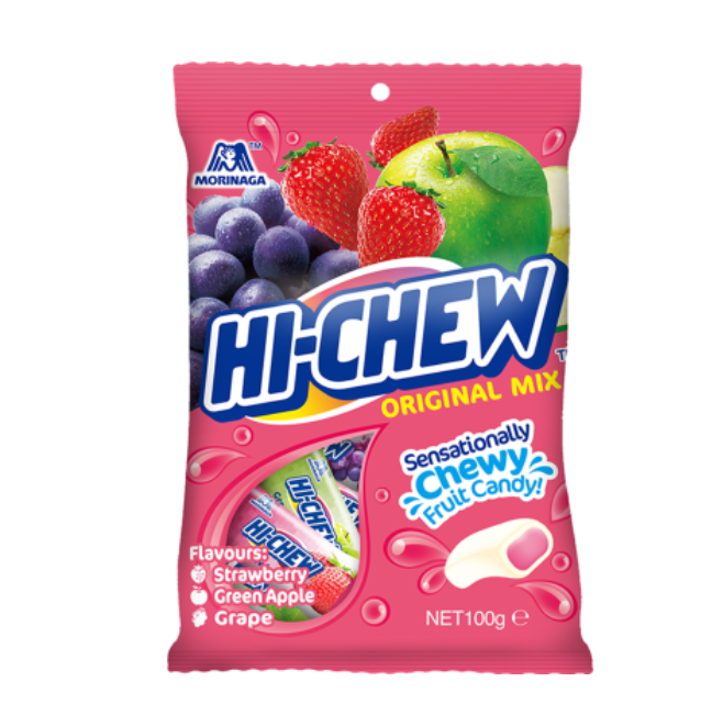 Morinaga Hi Chew Original Mix Fruit Candy 100g