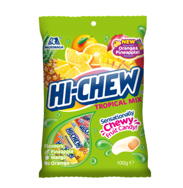 Morinaga Hi Chew Tropical Mix Fruit Candy 100g