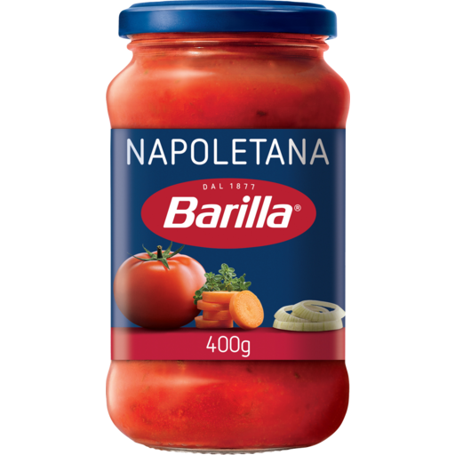 Barilla Napoletana With Mediterranean Herbs Pasta Sauce 400g - NI Only
