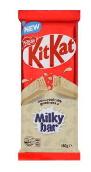 Nestle Kit Kat Milkybar Chocolate Block 160g