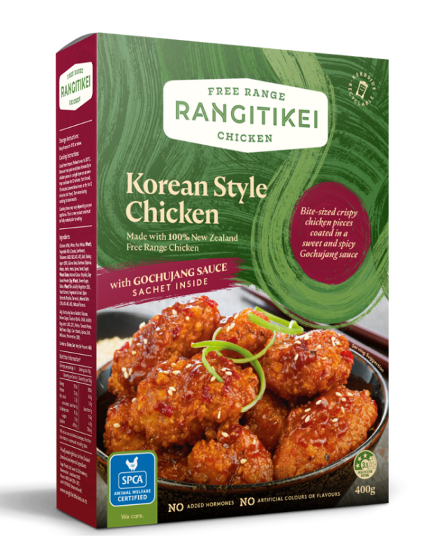 Rangitikei Frozen Korean Style Chicken Chunks 400g