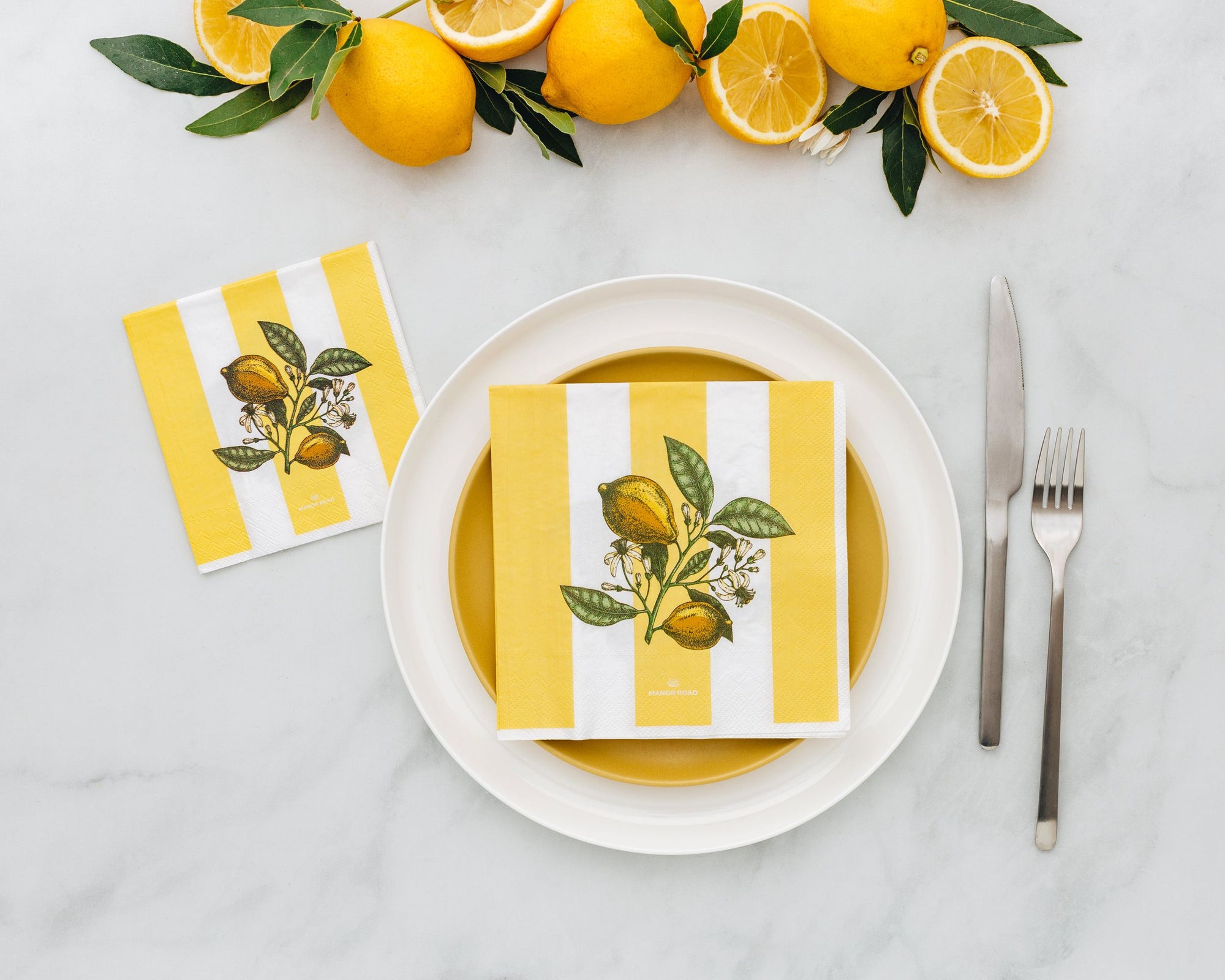 Manor Road Luncheon Napkin