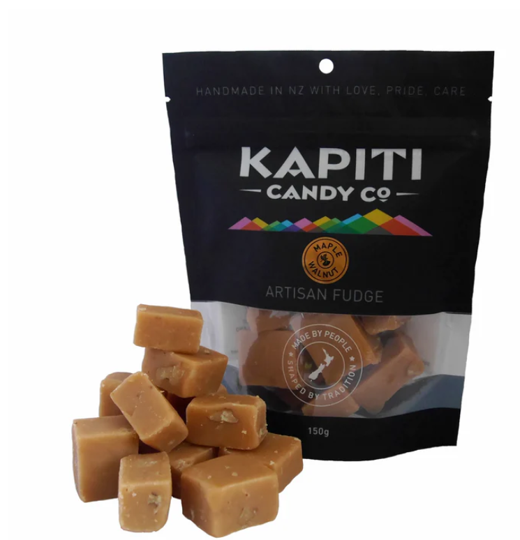 Kapiti Candy Co Maple & Walnut Fudge 150g