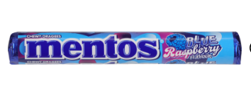 Mentos Roll Blue Raspberry Flavour 37.5g