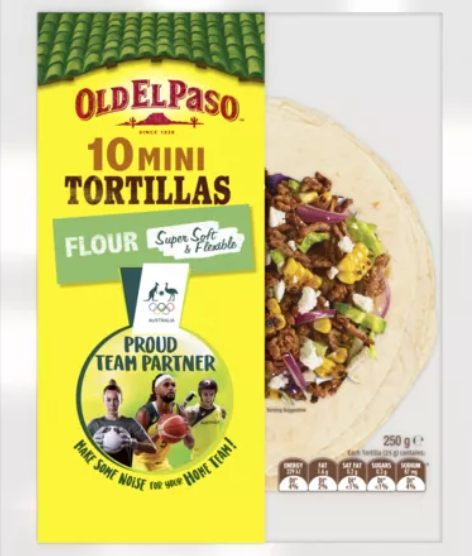 Old El Paso Mini Tortilla 10pk 250g