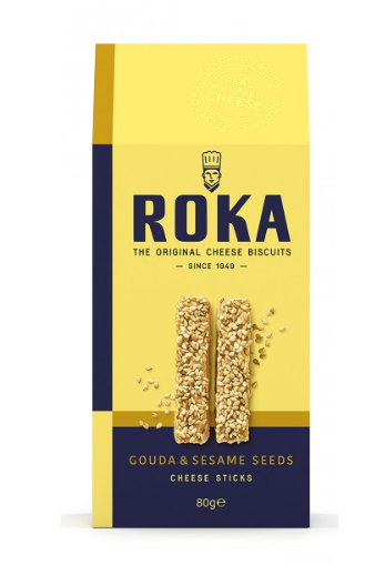 Roka Gouda & Sesame Seed Cheese Sticks 80g