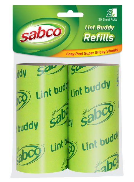 Sabco Lint Buddy Refill 2pk