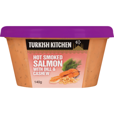 Turkish Kitchen Hot Smoked Salmon Dip with Dill & Cashew 140g