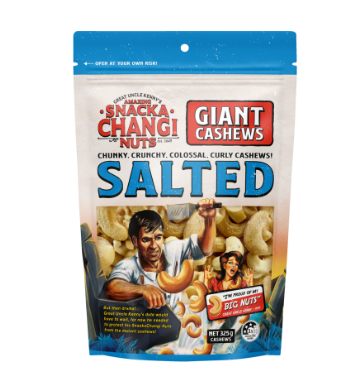 Snackachangi Nuts Salted Giant Cashews 325g