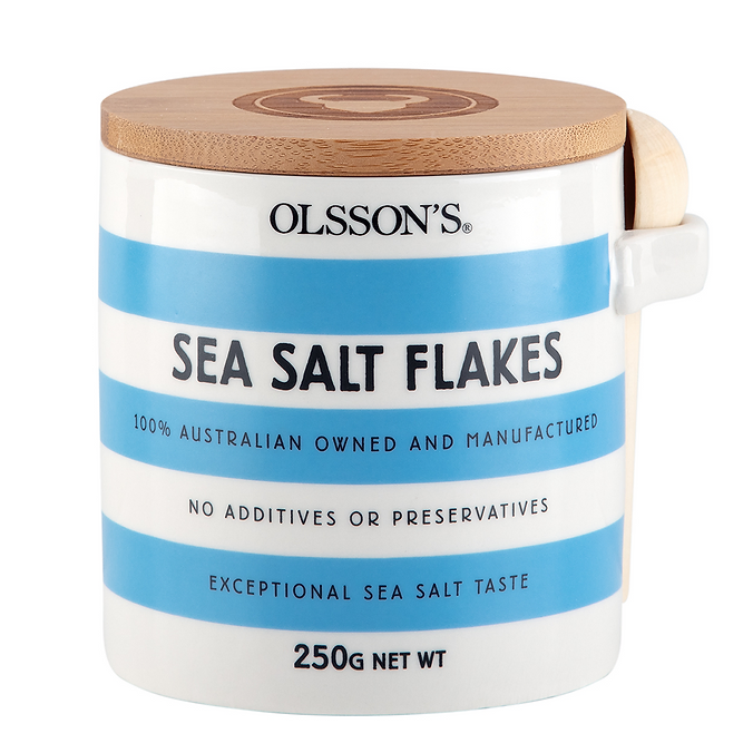 OLSSON'S Sea Salt Flakes - Ceramic Jar 250g