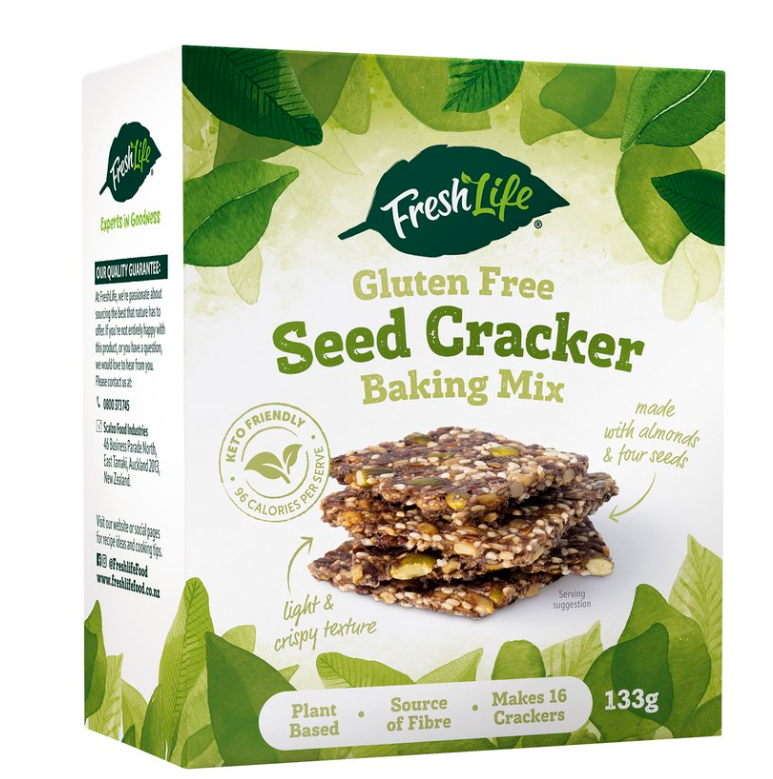 Fresh Life Gluten Free Seed Cracker Baking Mix 133g