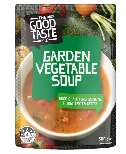 The Good Taste Co Soup Garden Vegetable 500g Pouch