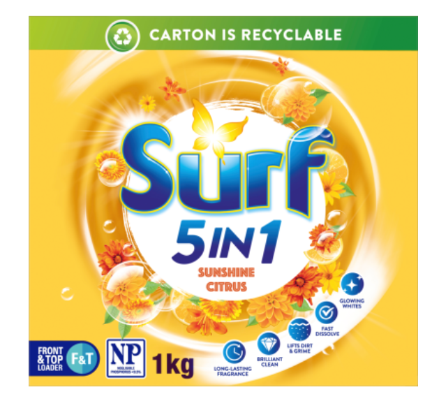 Surf Sunshine Citrus Laundry Powder 1kg