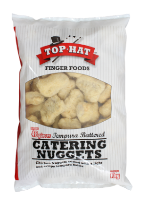 Top Hat Frozen Battered Chicken Nuggets 1kg