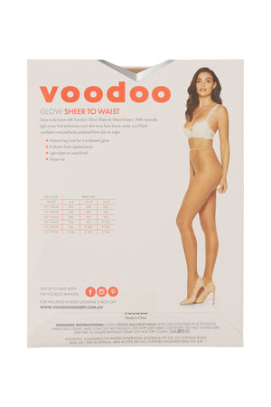 Voodoo Soft Blush Glow Sheer to Waist 8D Pantyhose BULK 5 packs H30550 (PO)