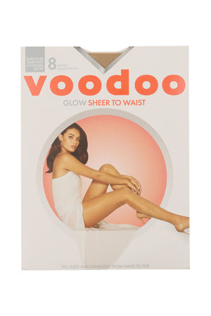 Voodoo Soft Blush Glow Sheer to Waist 8D Pantyhose BULK 5 packs H30550 (PO)