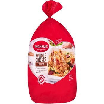 Inghams Chicken Whole Frozen 1.5kg