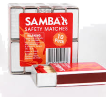 Samba Matches 10pk*