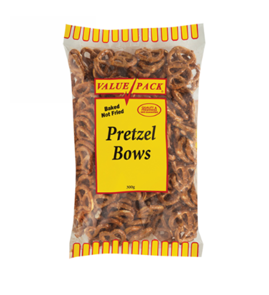 Value Pack Pretzel Bows 250g