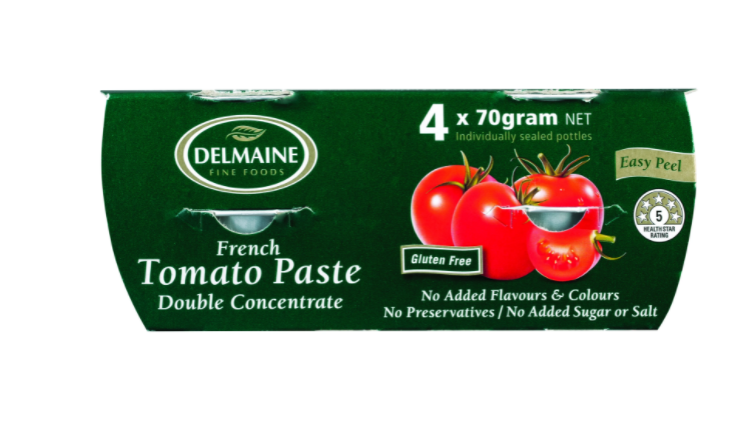 Delmaine Tomato Paste 4x70g