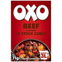 Oxo Reduced Salt Beef Stock Cubes 12pk 71g