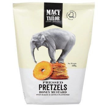 Pams Honey Mustard Pressed Pretzels 180g