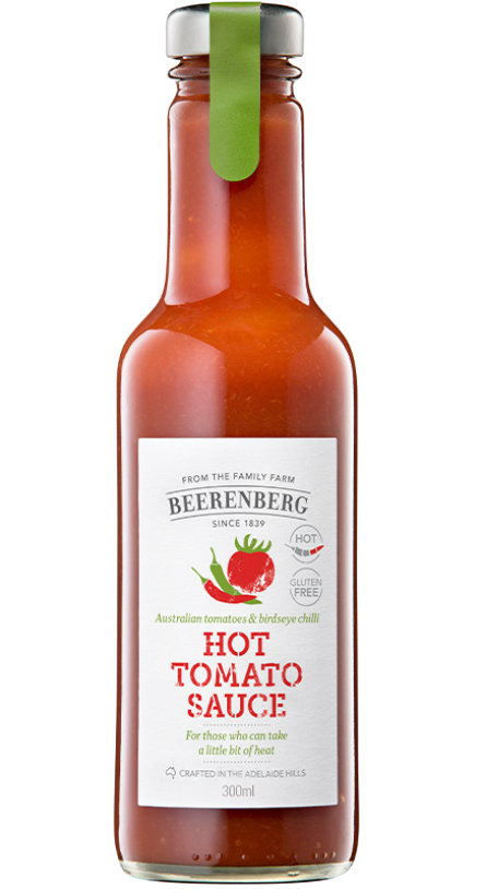 Beerenberg Hot Tomato Sauce 300ml