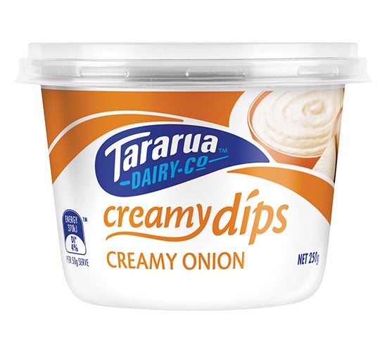 Tararua Creamy Onion Dip 250g