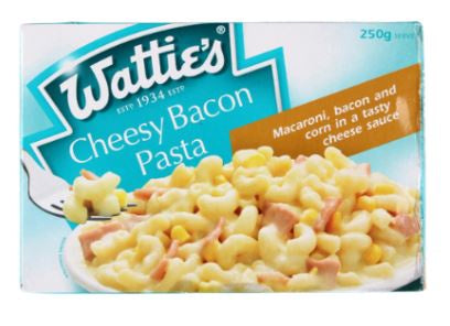 Watties Frozen Snack Meal Cheesy Bacon Pasta 250g