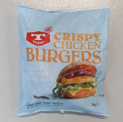 Tegel Frozen Crispy Chicken Burger 1kg